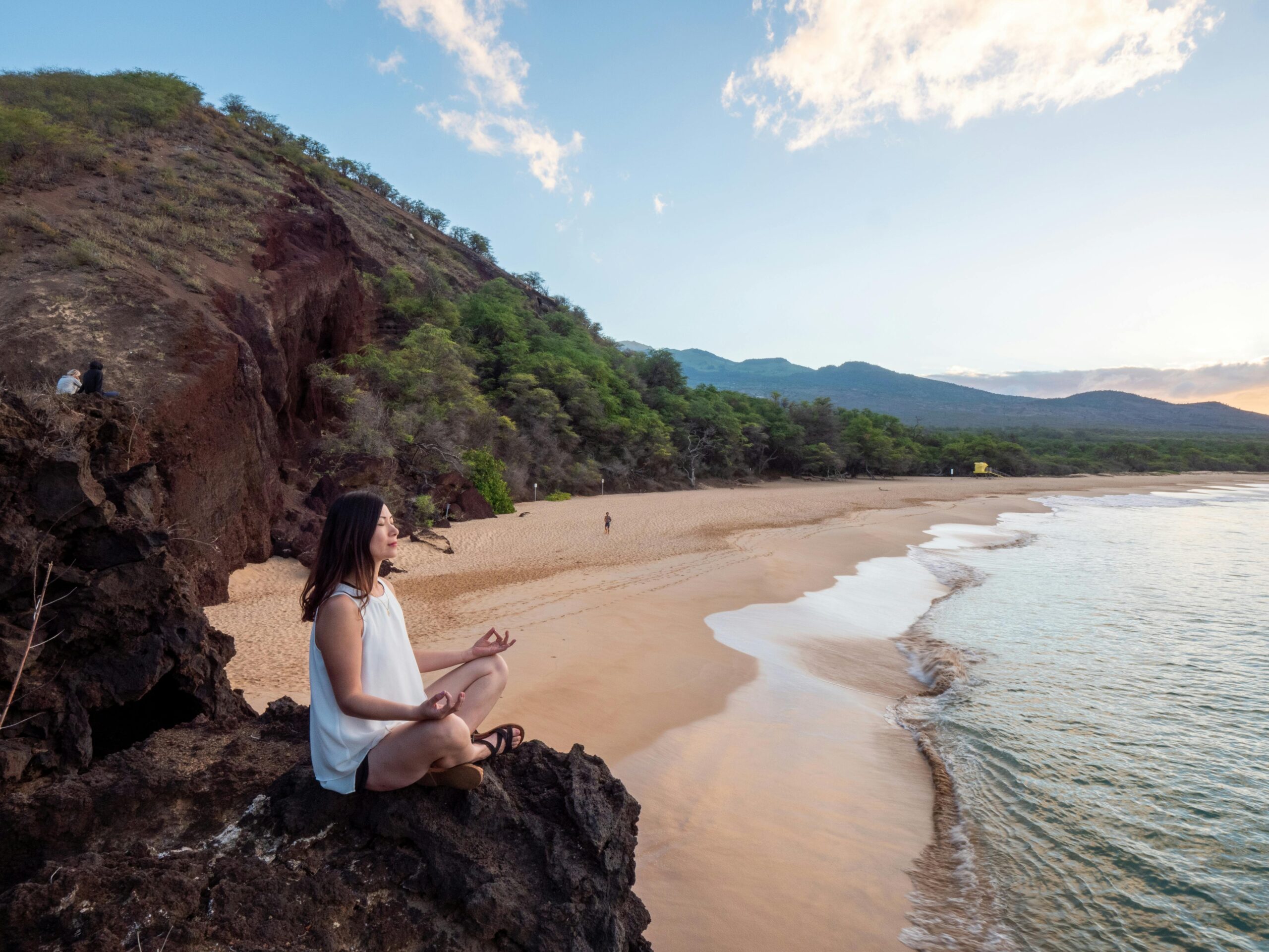 Urlaub Meditation Strand scaled